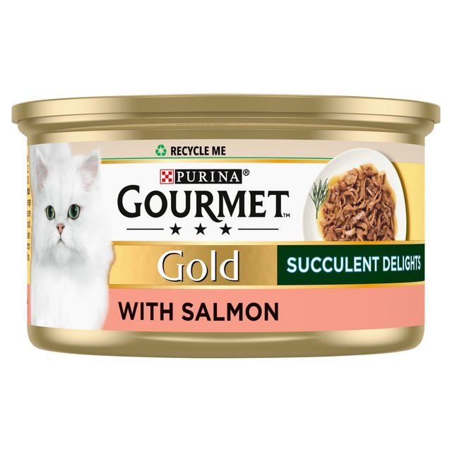 Gourmet Gold Succulent Delights Salmon Wet Cat Food   85g GOODS M&S   