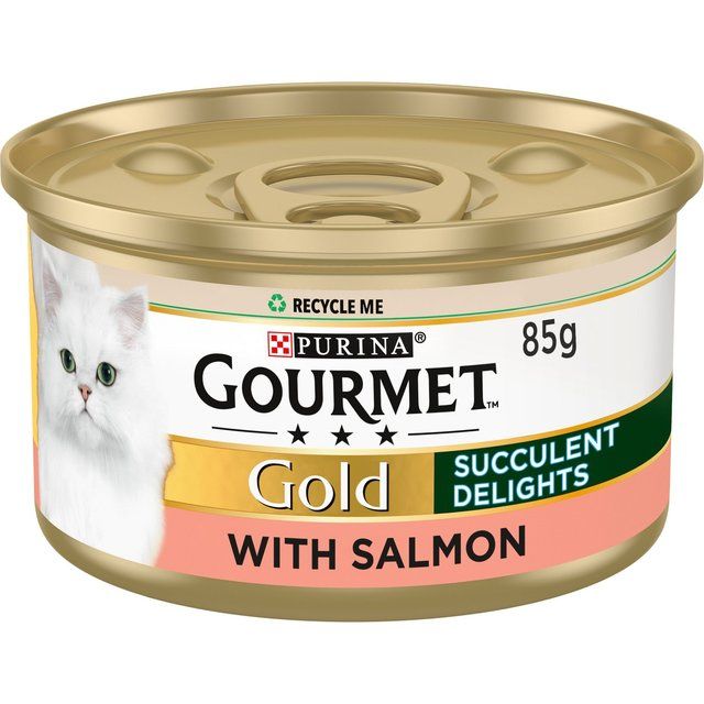 Gourmet Gold Succulent Delights Salmon Wet Cat Food   85g GOODS M&S   