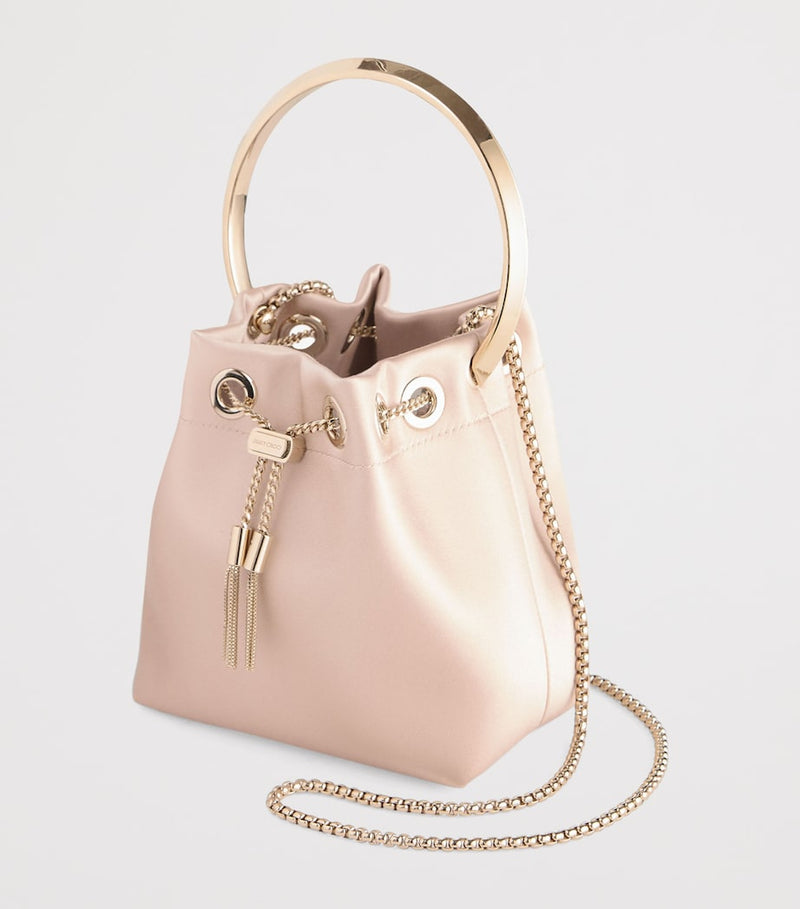 Jimmy Choo Bon Bon satin top-handle bag, UK version