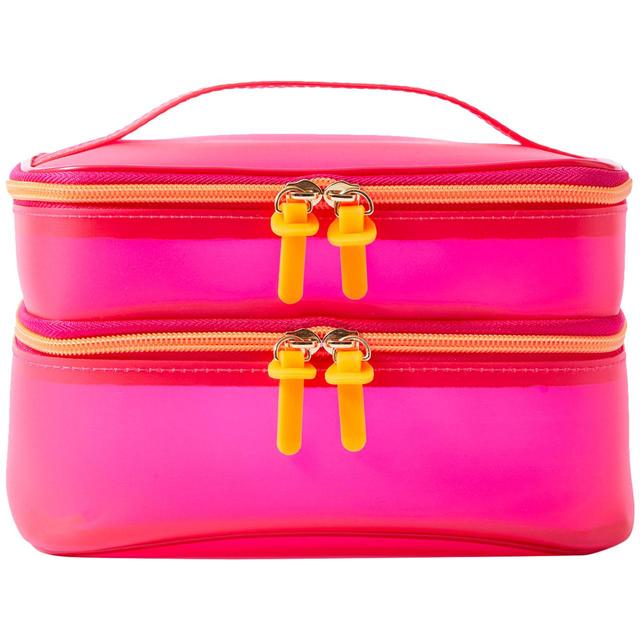 M&S Womens Toiletry Bag Bright Pink