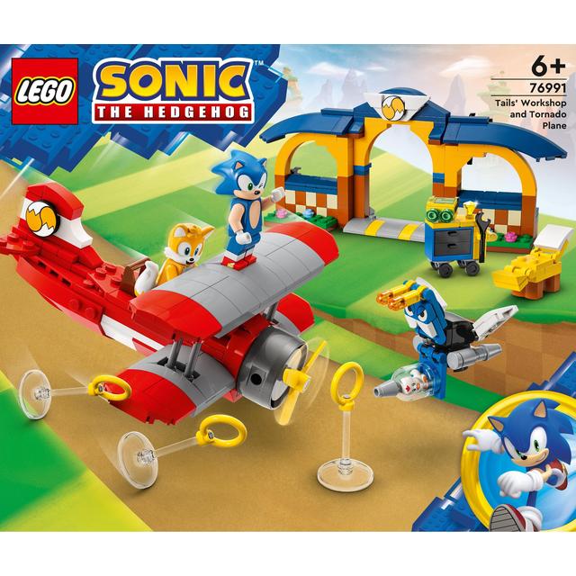 LEGO Sonic the Hedgehog 76991 Tails' Workshop and Tornado Plane 6+ GOODS M&S   