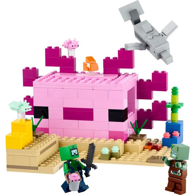 LEGO Minecraft The Axolotl House 21247 7+ GOODS M&S   