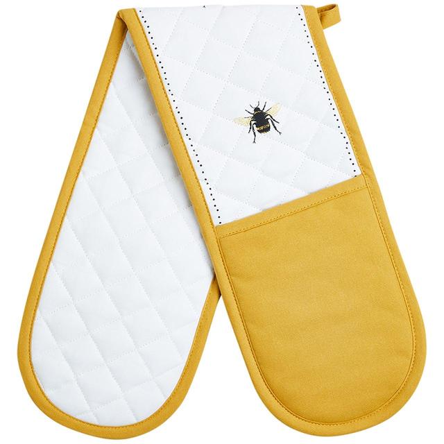 M&S Collection Bee Double Oven Glove Yellow