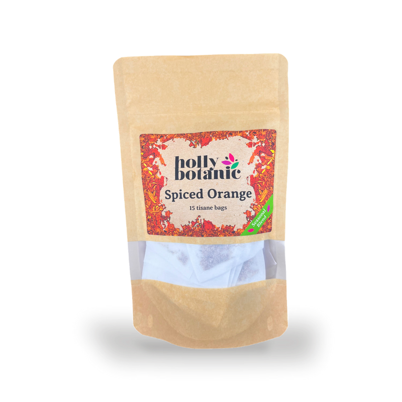 Holly Botanic spiced orange tisane 15 tea bags - British product