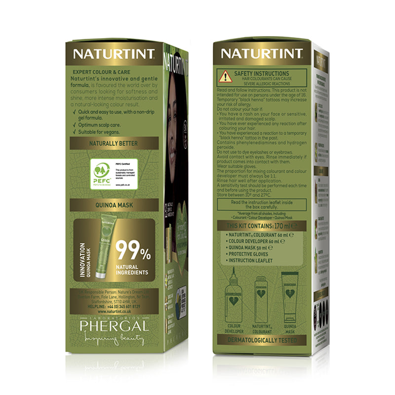 Naturtint Permanent Hair Colour Gel 4NC Deep Cappucino Brown, UK version