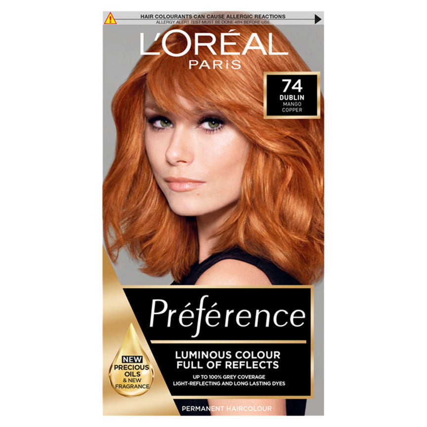 L'Oreal Preference Infinia P74 Mango Intense Copper Hair Dye Hair Colourants & Dyes ASDA   