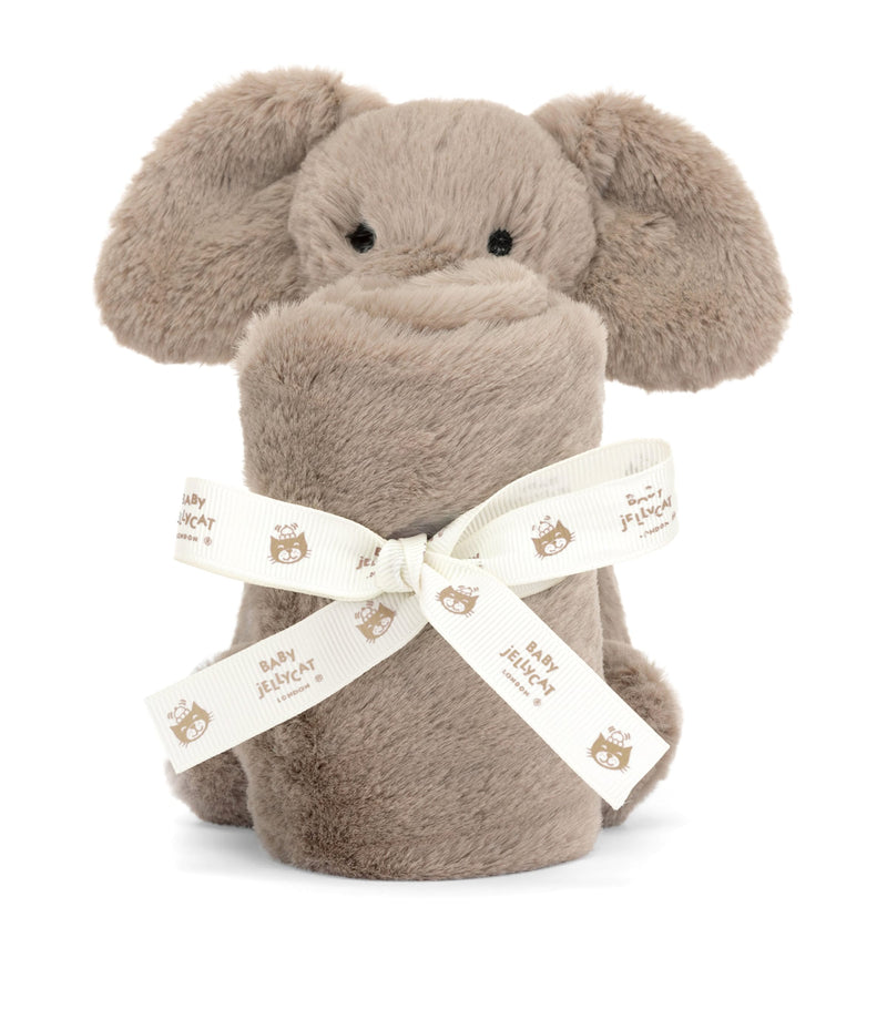 Jellycat Smudge Elephant Soother soft toy 29cm x 29cm, UK version