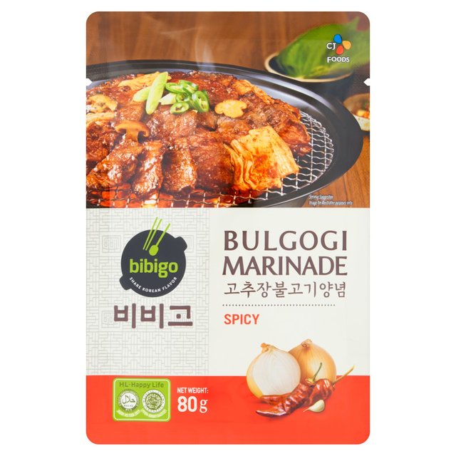 bibigo Korean BBQ Marinade Spicy   80g GOODS M&S   