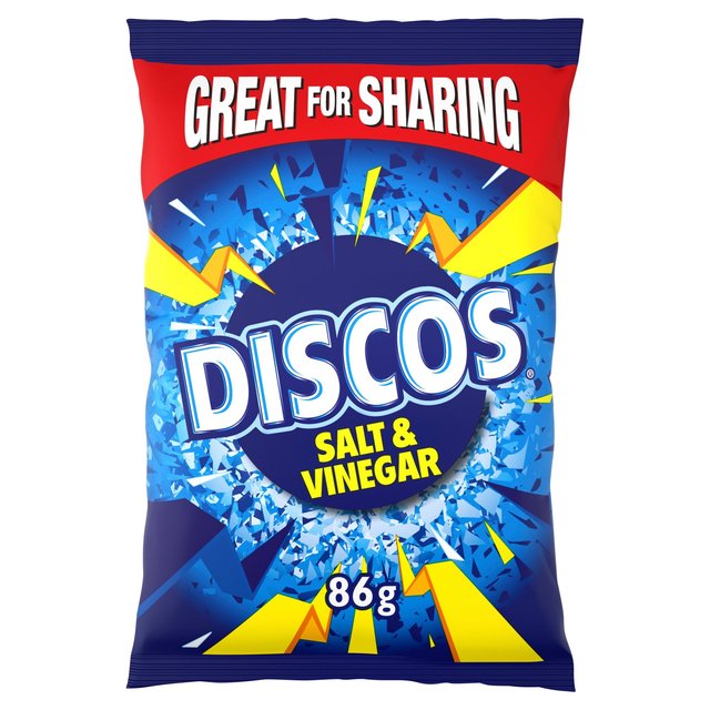 Discos Salt & Vinegar Sharing Crisps   86g GOODS M&S   