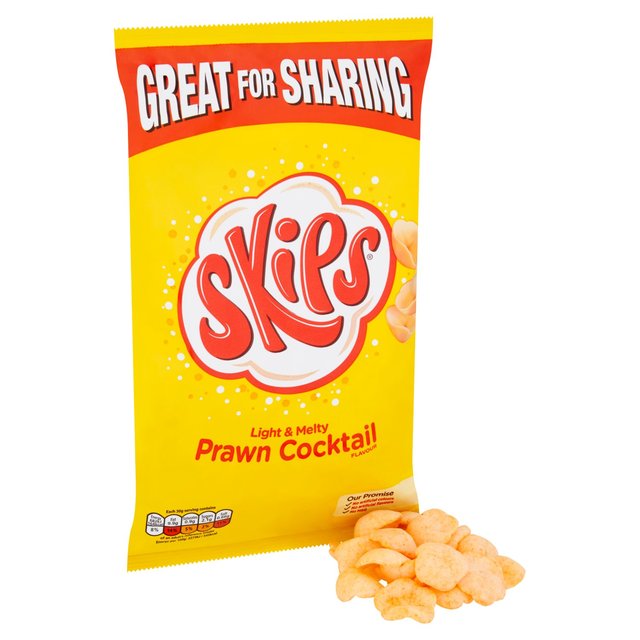 Skips Prawn Cocktail Sharing Crisps   65g