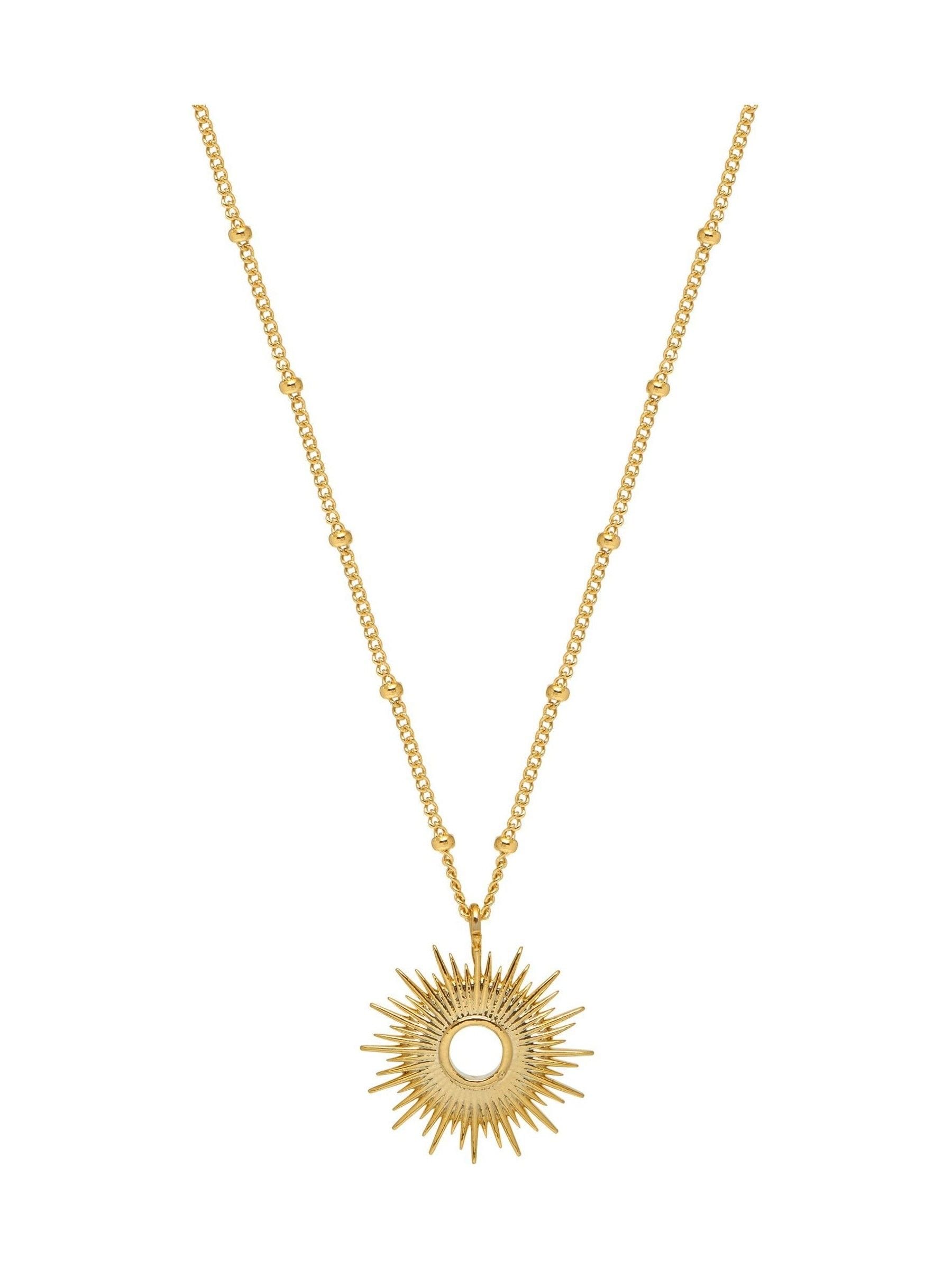 Estella Bartlett gold tone full sunburst necklace - British product