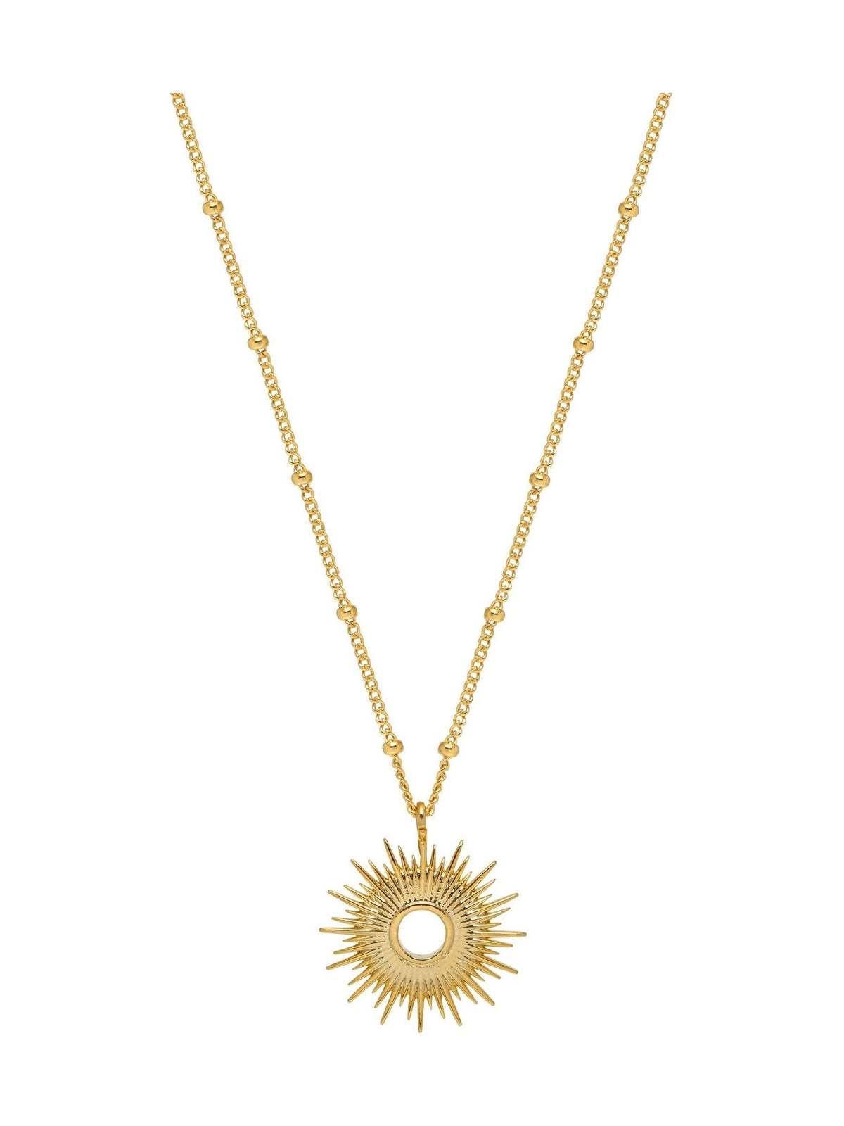Estella Bartlett gold tone full sunburst necklace - British product
