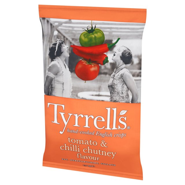 Tyrrells Tomato & Chilli Chutney Sharing Crisps   150g GOODS M&S   