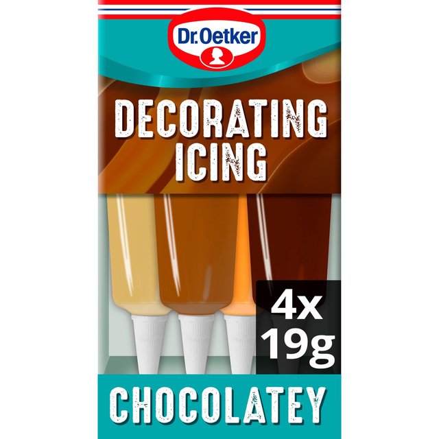 Dr. Oetker Chocolate Flavoured Decorating Writing Icing   76g