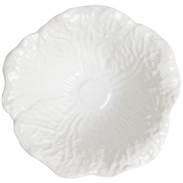 M&S Collection Cabbage Nibble Bowl White GOODS M&S   