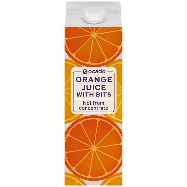 Ocado Orange Juice with Bits Not From Concentrate   1L GOODS M&S   