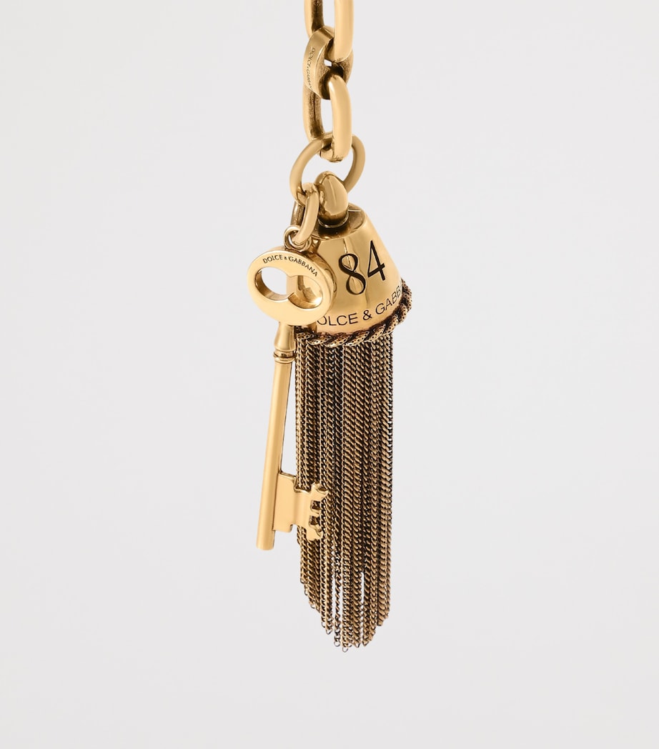 Porte-clés gland de rideau en métal Dolce&Gabbana, version UK