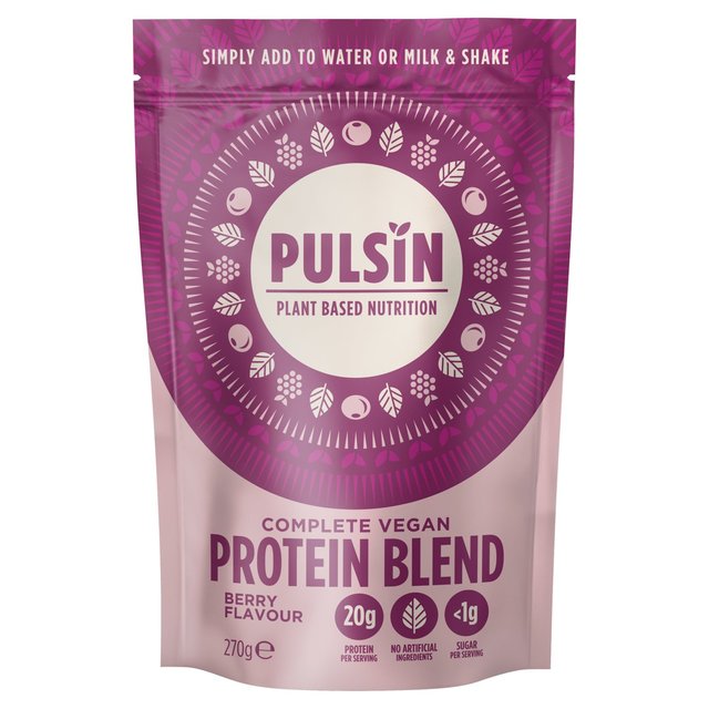 Pulsin Complete Vegan Protein Blend Berry   270g