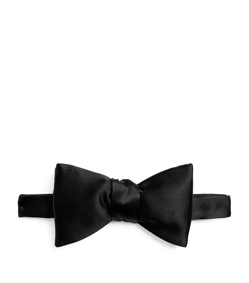 Eton silk pre-tied bow tie for formal wear - British product