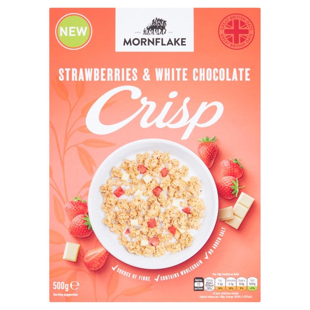 Mornflake Strawberry & White Chocolate Crisp   500g