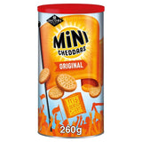 Jacob's Mini Cheddars Original Cheese Baked Snacks Tub   260g GOODS M&S   