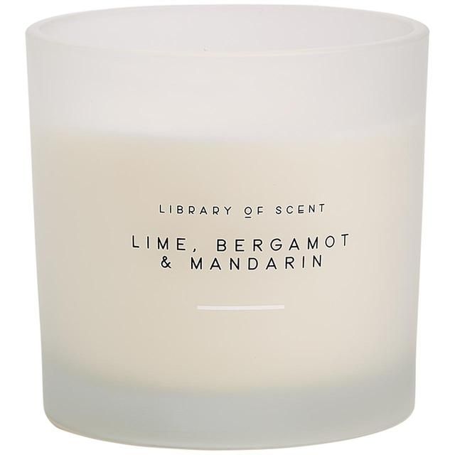 M&S Library of Scent Lime Bergamot & Mandarin 3 Wick Candle GOODS M&S   