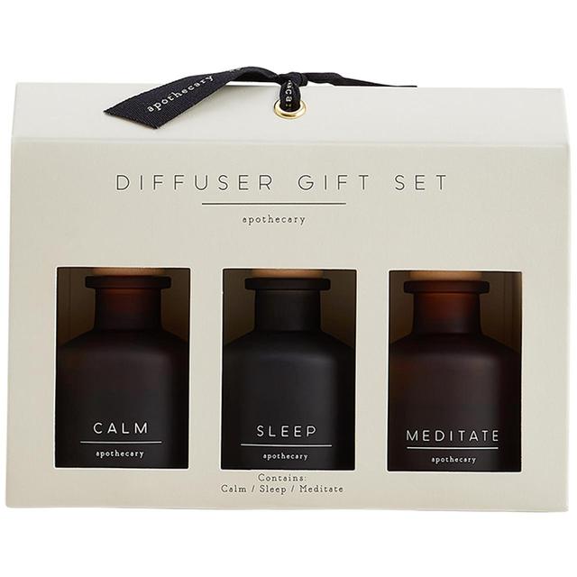 M&S Apothecary Set of 3 Mini Diffusers Gift Set One Size Amber