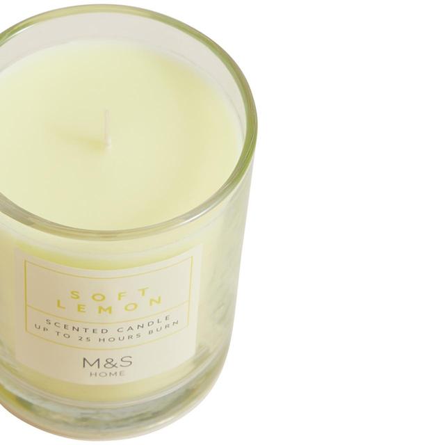 M&S Collection Soft Lemon Scented Candle Yellow GOODS M&S   