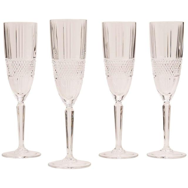 M&S Collection Adeline Champagne Flutes   4 per pack GOODS M&S   