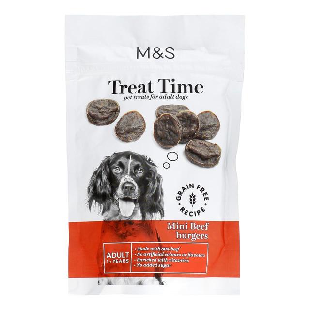 M&S Mini Beef Burgers Dog Treats   70g