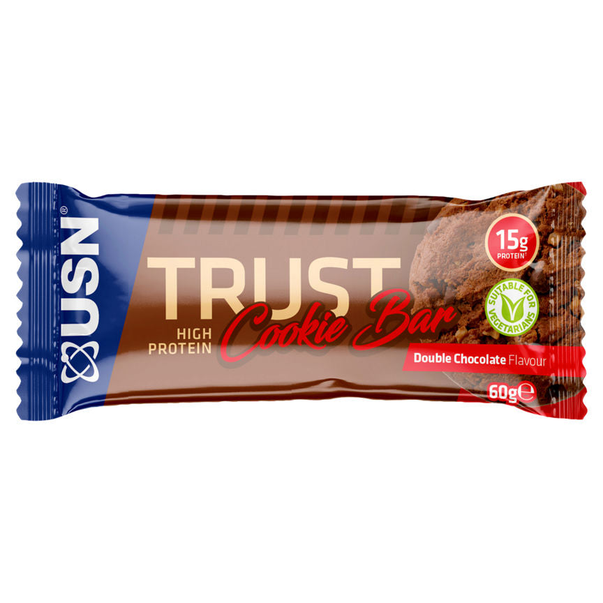 USN Trust Cookie Bar Double Chocolate Flavour GOODS ASDA   