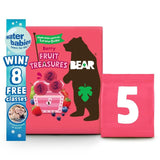 Bear Treasures Kids Snack 3+ Years Berry Flavour   5 x 20g GOODS M&S   