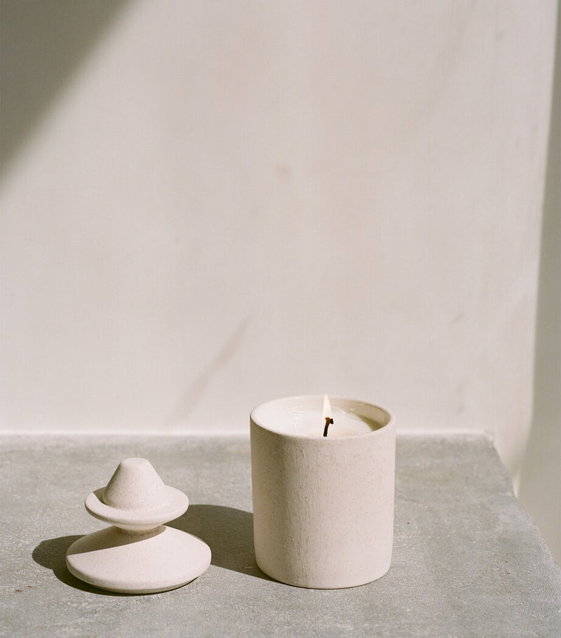 Olfactif Aries Waxed Wood candle 240g, imported from the UK