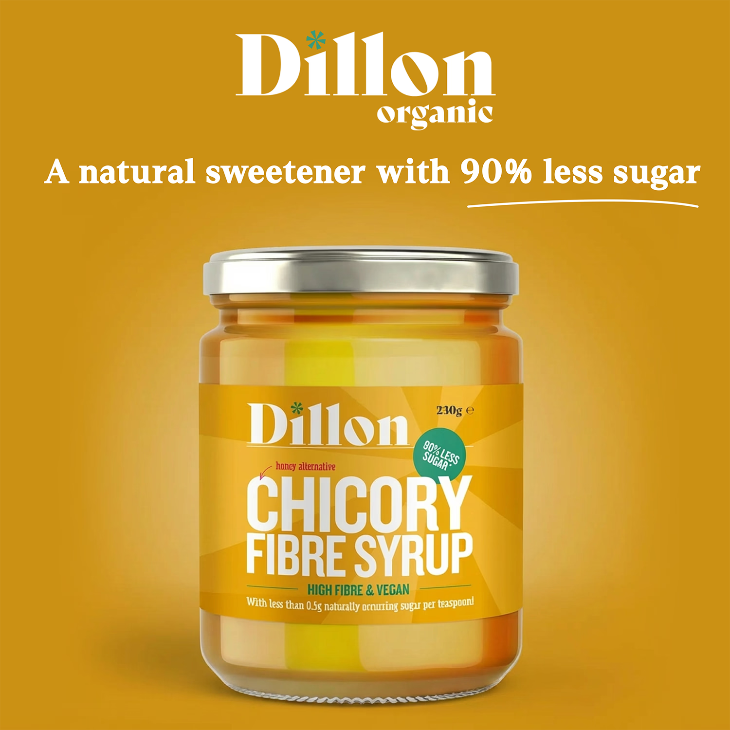 Dillon Chicory Fibre Syrup Vegan Honey Alternative 230g