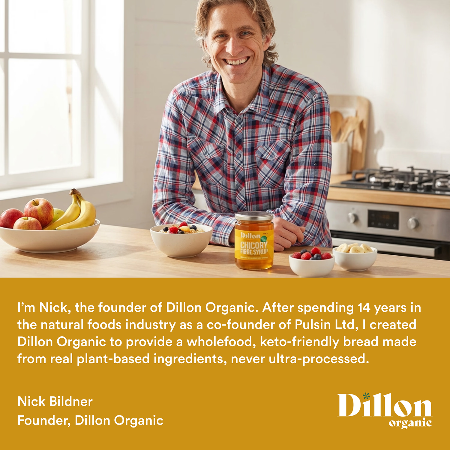Dillon Chicory Fibre Syrup Vegan Honey Alternative 230g