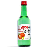 Jinro Strawberry Soju flavoured Korean soju, UK version