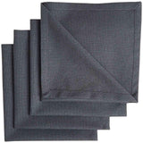 M&S Grey Cotton with Linen Napkins   4 per pack GOODS M&S   