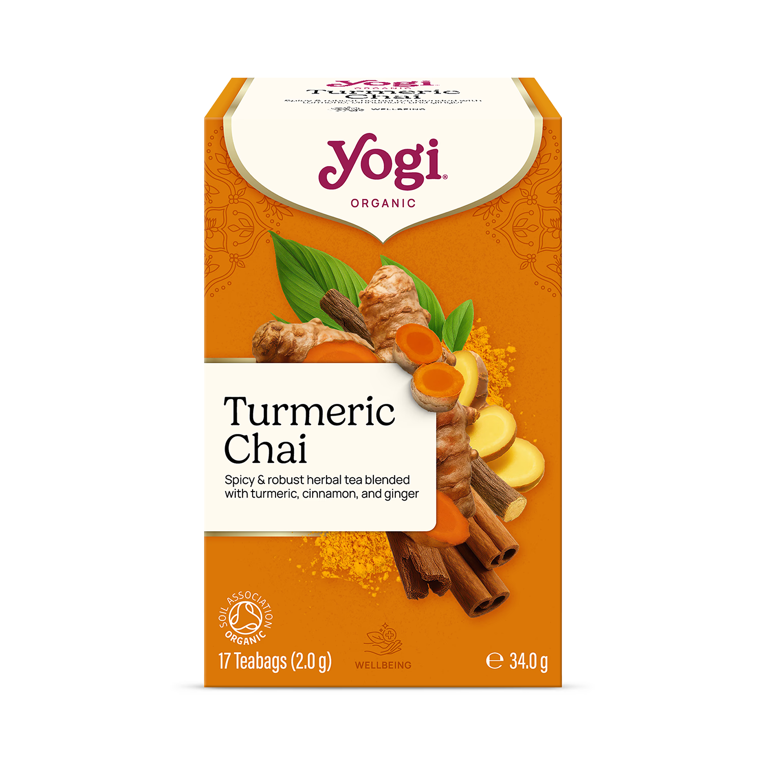 Yogi Tea Turmeric Chai 17 Tea Bags (British brand)