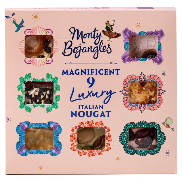 Monty Bojangles 9 Piece Nougat Assortment   135g