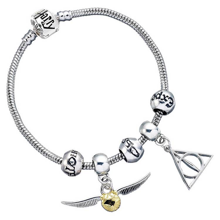Harry Potter silver colour charm bracelet 19cm (British brand)