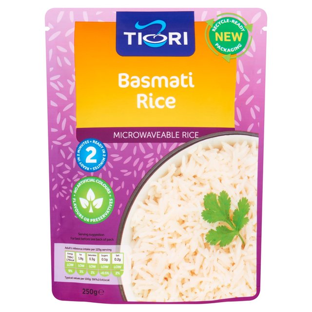 Tiori Basmati Microwave Rice   250g