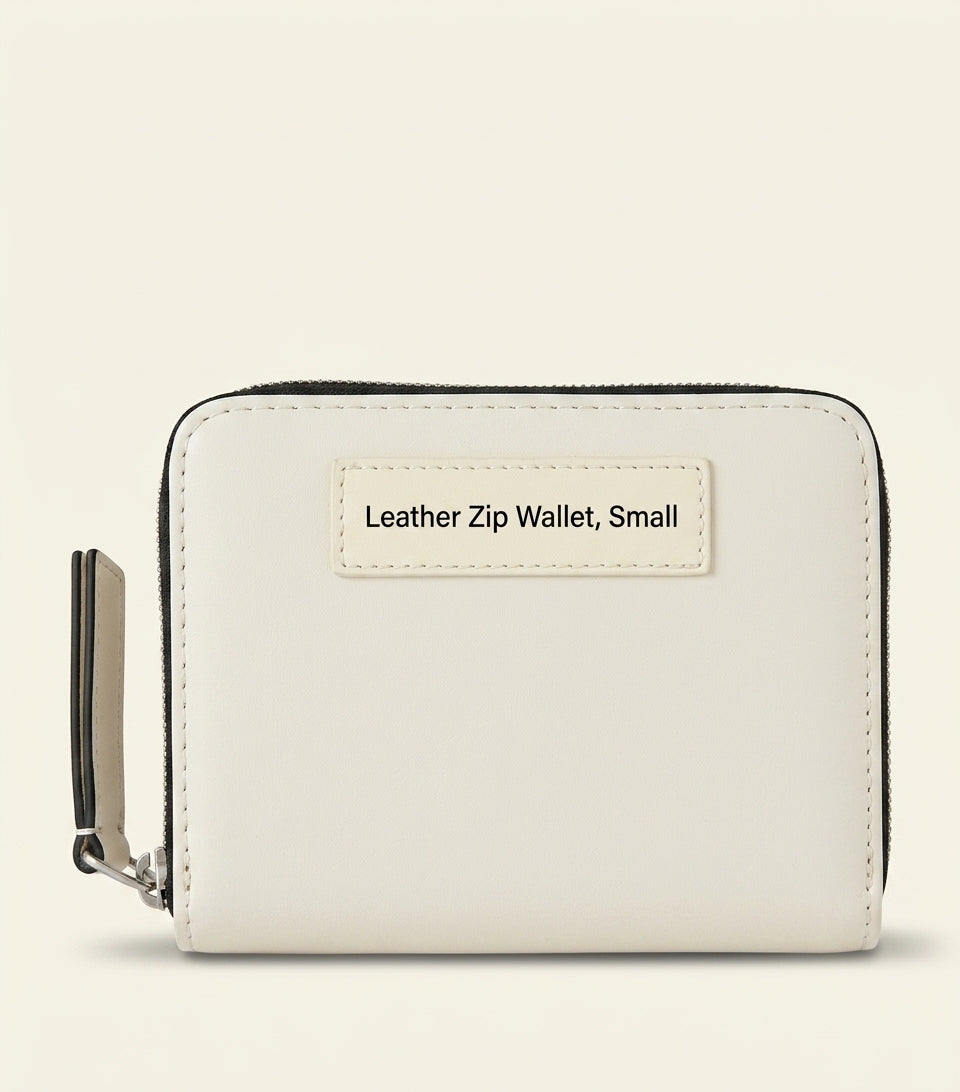 Mulberry logo plaque purse in leather - British brand
