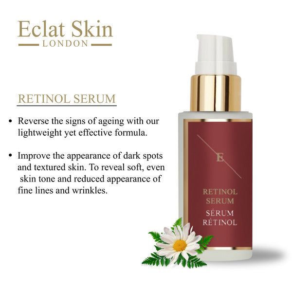 Eclat Skin London Retinol Serum + Cream + Collagen Eye Pads GOODS Superdrug   