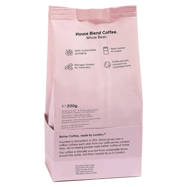 Grind 200g Whole Bean Coffee - House Blend   200g GOODS M&S   