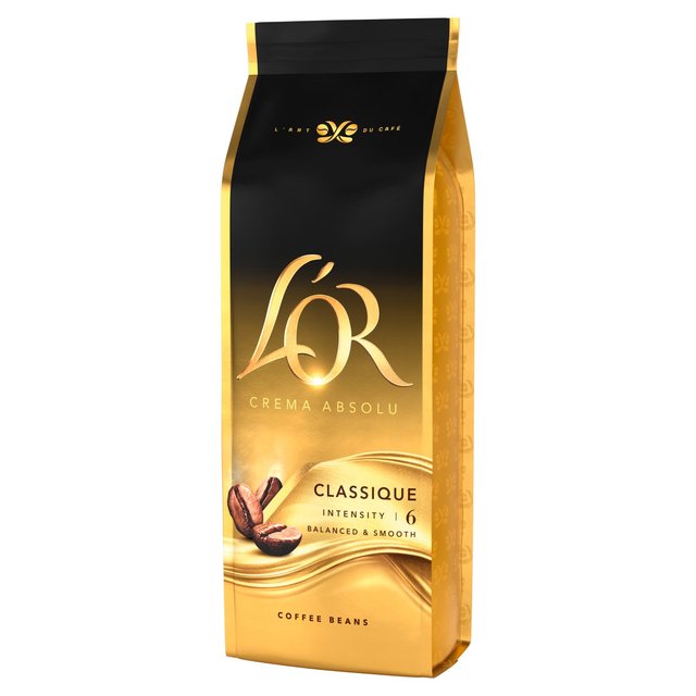 L'OR Crema Absolu Classique Coffee Beans   500g