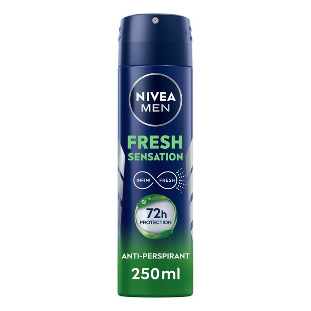 NIVEA MEN Deodorant Spray Fresh Sensations   250ml GOODS M&S   