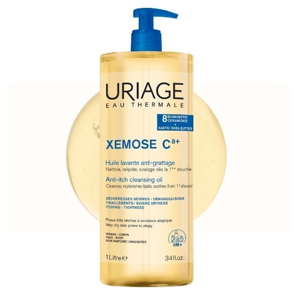 Uriage Xemose cleansing oil 1L, imported from the UK