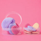 Yes Studio powder puff set 10-piece with travel cases - British product