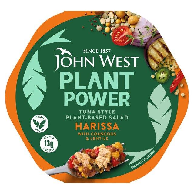 John West Plant Power Salad Harissa 220g   220g GOODS M&S   