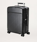 Serapian leather spinner cabin suitcase 55cm (British brand)